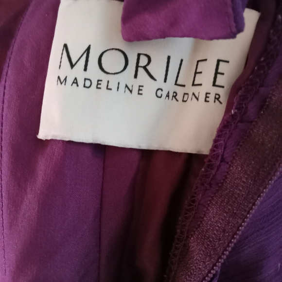Morilee Madeline Gardner Plum Purple Gown - Picture 7 of 9